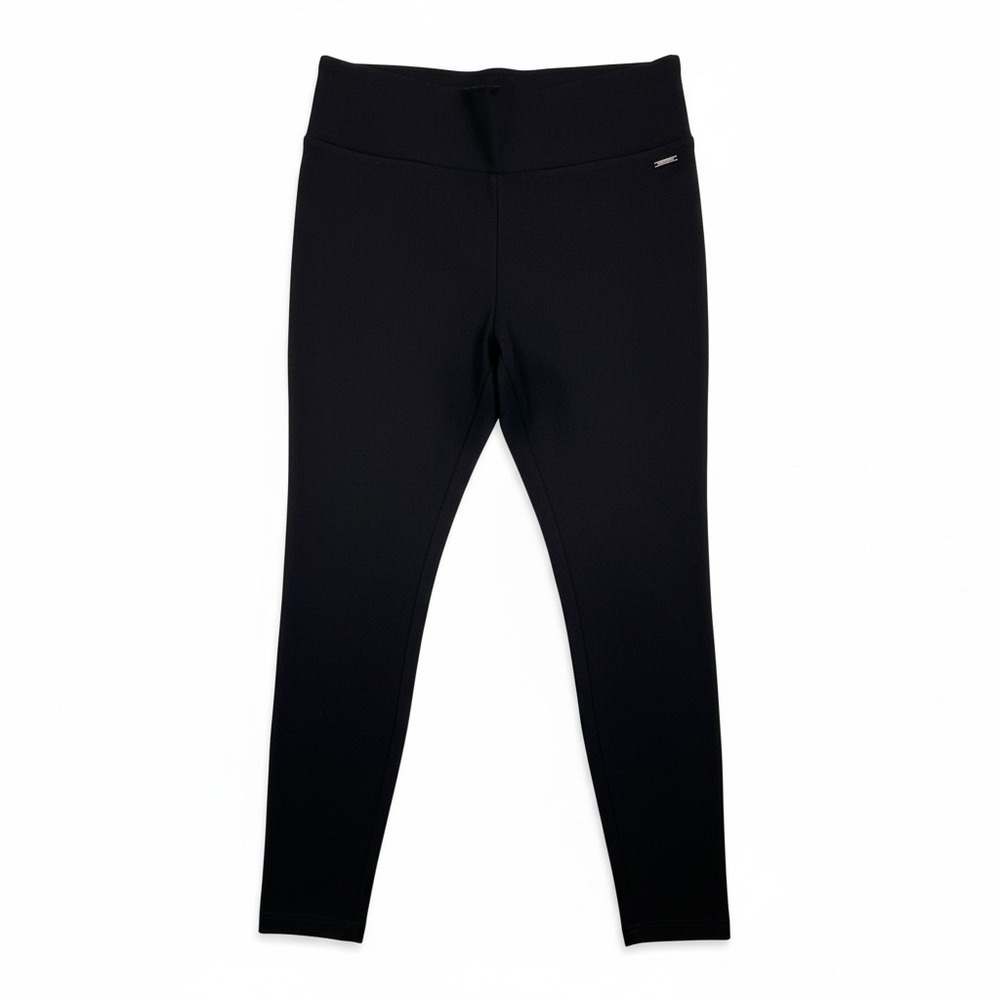 T Tahari Leggings Pull On Slimming Tummy Control Mid-Rise Black Sz XL - Picture 3 of 7